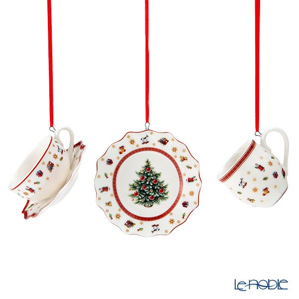 ビレロイ＆ボッホ（Villeroy＆Boch） トイズデライトデコレーション オーナメント3個セット 6664