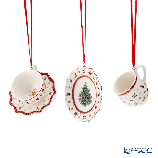 ビレロイ＆ボッホ（Villeroy＆Boch） トイズデライトデコレーション オーナメント3個セット 6664