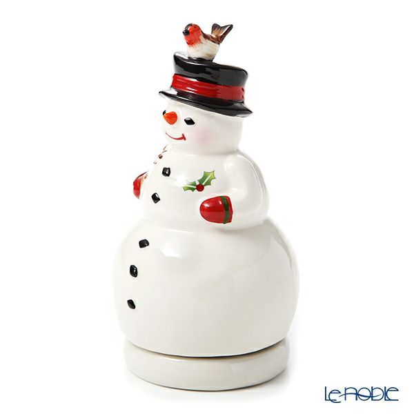 ビレロイ＆ボッホ（Villeroy＆Boch） ノスタルジックメロディー オルゴール スノーマン 15cm 6303