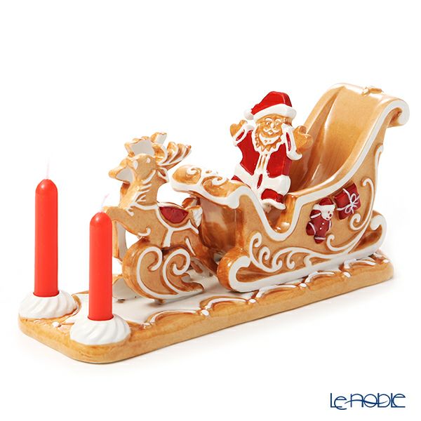 ビレロイ＆ボッホ（Villeroy＆Boch） ウィンターベーカリー デコレーション キャンドルホルダー ソリ ジンシャーブレッド 6588