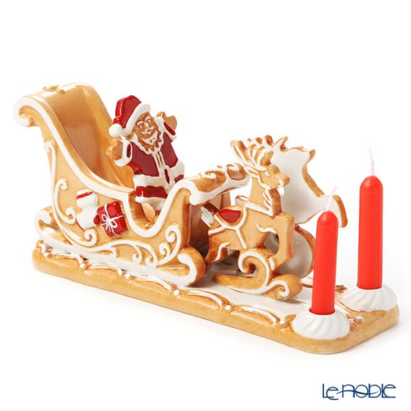 ビレロイ＆ボッホ（Villeroy＆Boch） ウィンターベーカリー デコレーション キャンドルホルダー ソリ ジンシャーブレッド 6588