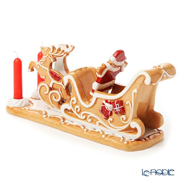 ビレロイ＆ボッホ（Villeroy＆Boch） ウィンターベーカリー デコレーション キャンドルホルダー ソリ ジンシャーブレッド 6588