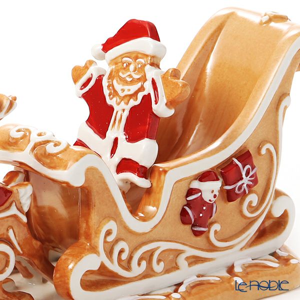 ビレロイ＆ボッホ（Villeroy＆Boch） ウィンターベーカリー デコレーション キャンドルホルダー ソリ ジンシャーブレッド 6588