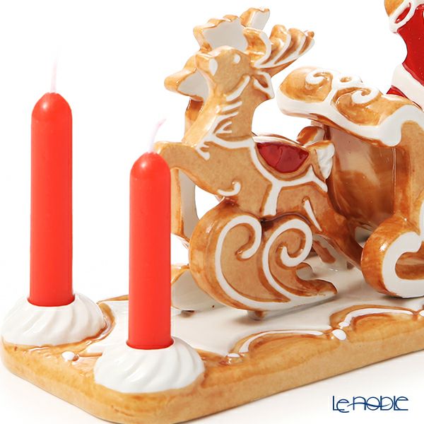 ビレロイ＆ボッホ（Villeroy＆Boch） ウィンターベーカリー デコレーション キャンドルホルダー ソリ ジンシャーブレッド 6588