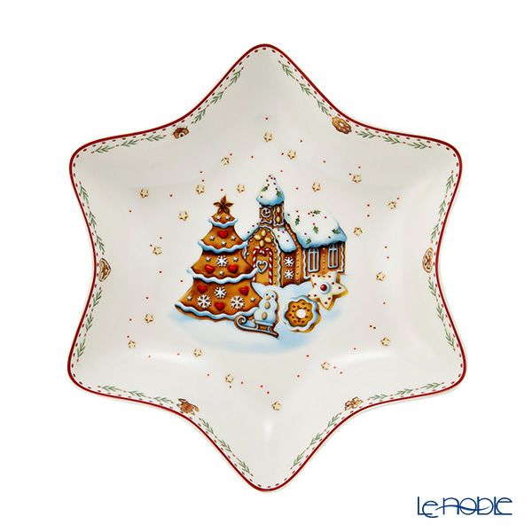 ビレロイ＆ボッホ（Villeroy＆Boch） ウィンターベーカリーデライト トレイ 24.5cm スター 3770