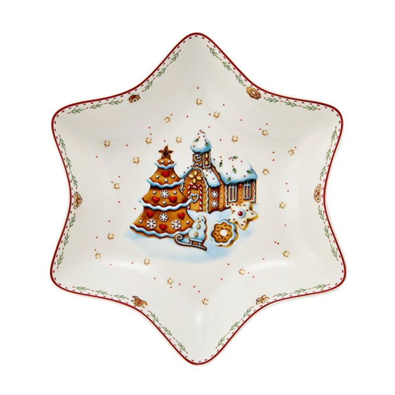 ビレロイ＆ボッホ（Villeroy＆Boch） ウィンターベーカリーデライト トレイ 24.5cm スター 3770