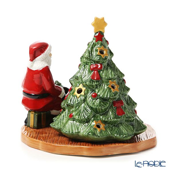 ビレロイ＆ボッホ（Villeroy＆Boch） クリスマストイズ キャンドルホルダー サンタウィズガール 14cm 6640