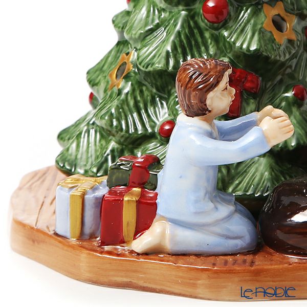 ビレロイ＆ボッホ（Villeroy＆Boch） クリスマストイズ キャンドルホルダー サンタウィズガール 14cm 6640