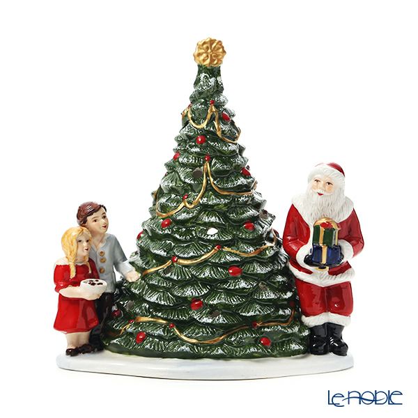 ビレロイ＆ボッホ（Villeroy＆Boch）クリスマストイズ サンタウィズチルドレン 6641 キャンドルホルダー