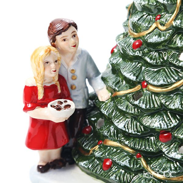 ビレロイ＆ボッホ（Villeroy＆Boch）クリスマストイズ サンタウィズチルドレン 6641 キャンドルホルダー