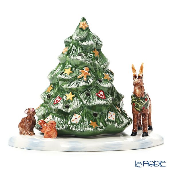 ビレロイ＆ボッホ（Villeroy＆Boch）クリスマストイズ ティーライトホルダー クリスマスツリーと森の仲間たち 6648 キャンドルホルダー