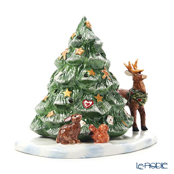 ビレロイ＆ボッホ（Villeroy＆Boch）クリスマストイズ ティーライトホルダー クリスマスツリーと森の仲間たち 6648 キャンドルホルダー