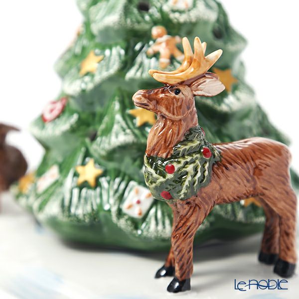 ビレロイ＆ボッホ（Villeroy＆Boch）クリスマストイズ ティーライトホルダー クリスマスツリーと森の仲間たち 6648 キャンドルホルダー