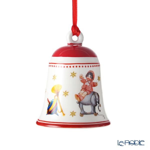 ビレロイ＆ボッホ（Villeroy＆Boch）マイクリスマスツリー オーナメント ベル レッド 6849