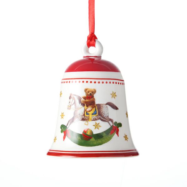 ビレロイ＆ボッホ（Villeroy＆Boch）マイクリスマスツリー オーナメント ベル レッド 6849