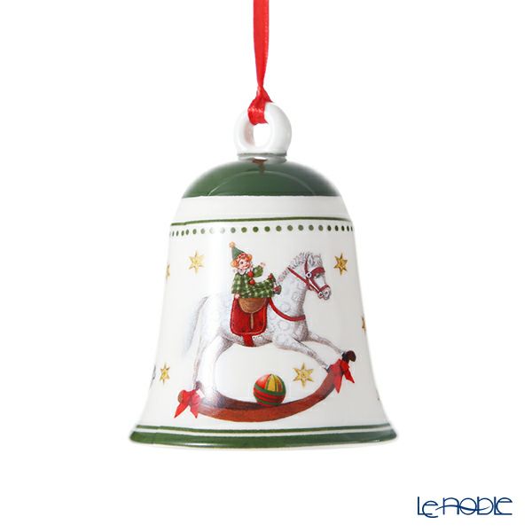 ビレロイ＆ボッホ（Villeroy＆Boch）マイクリスマスツリー オーナメント ベル グリーン 6850