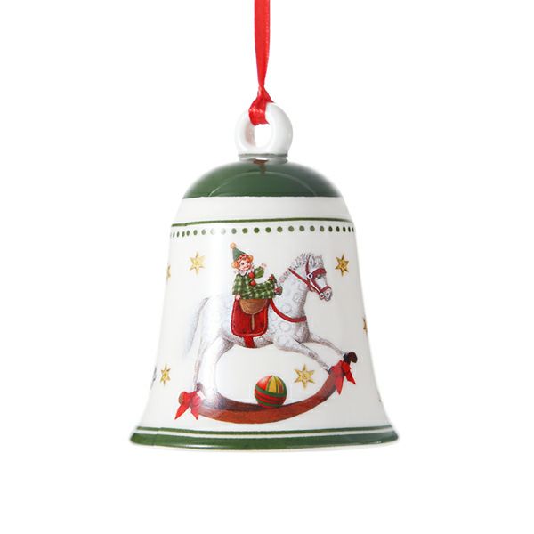 ビレロイ＆ボッホ（Villeroy＆Boch）マイクリスマスツリー オーナメント ベル グリーン 6850