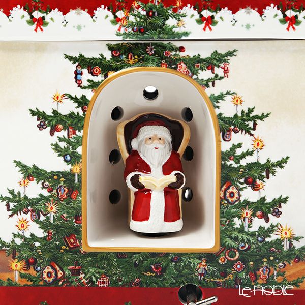 ビレロイ＆ボッホ（Villeroy＆Boch）クリスマストイズ キャンドルボックス 子供たちのクリスマスパーティ オルゴール付 17×17×21.5cm 6693