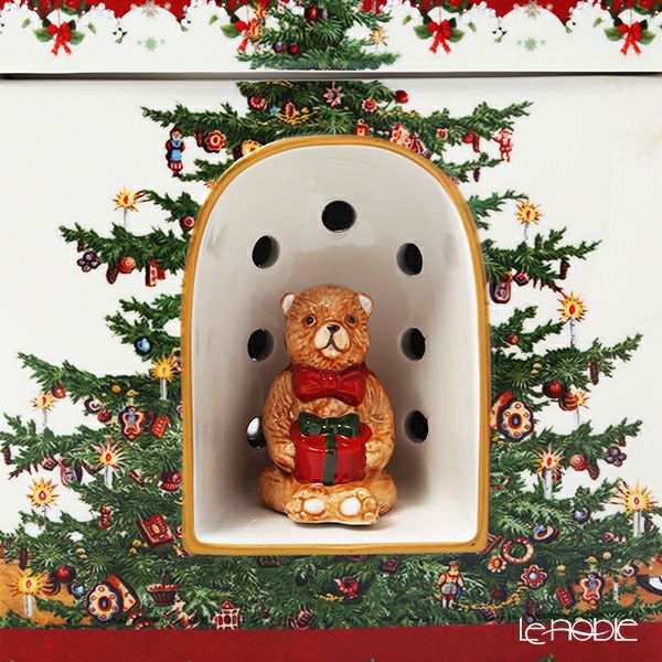 ビレロイ＆ボッホ（Villeroy＆Boch）クリスマストイズ キャンドルボックス 子供たちのクリスマスパーティ オルゴール付 17×17×21.5cm 6693