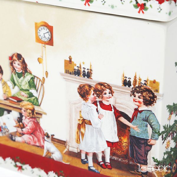 ビレロイ＆ボッホ（Villeroy＆Boch）クリスマストイズ キャンドルボックス 子供たちのクリスマスパーティ オルゴール付 17×17×21.5cm 6693