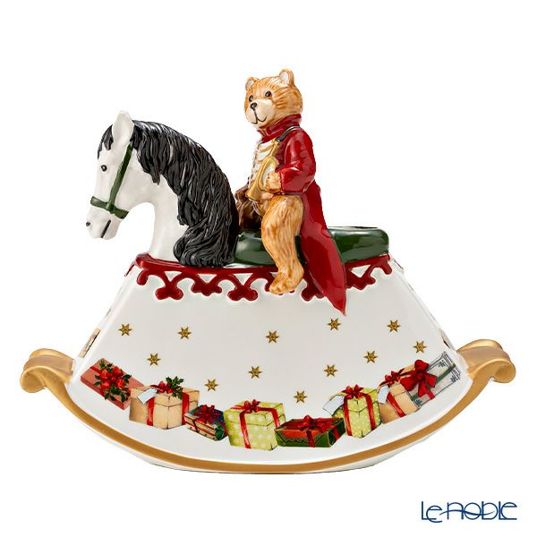 ビレロイ＆ボッホ（Villeroy＆Boch）クリスマストイズ キャンドルホルダー ロッキングホース 6551※キャンドルは付属しておりません。