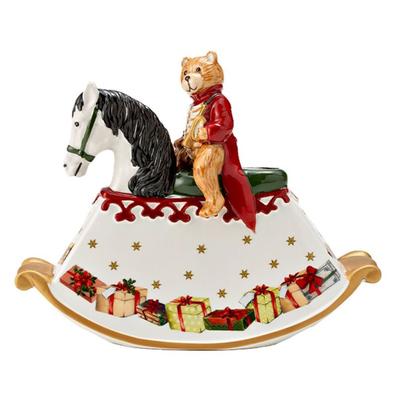 ビレロイ＆ボッホ（Villeroy＆Boch）クリスマストイズ キャンドルホルダー ロッキングホース 6551※キャンドルは付属しておりません。