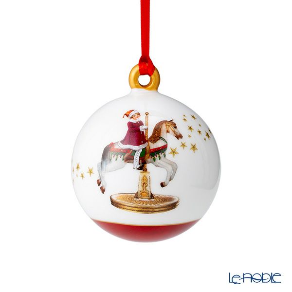 ビレロイ＆ボッホ（Villeroy＆Boch）アニュアルXmasエディション イヤーオーナメント ボール 2024 6874