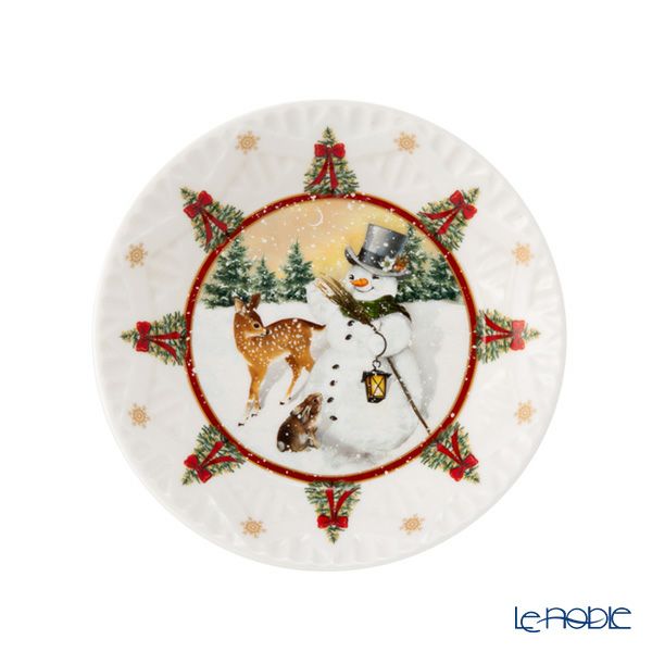 ビレロイ＆ボッホ（Villeroy＆Boch）トイズファンタジー プレート 16cm スノーマンとトナカイ 3713