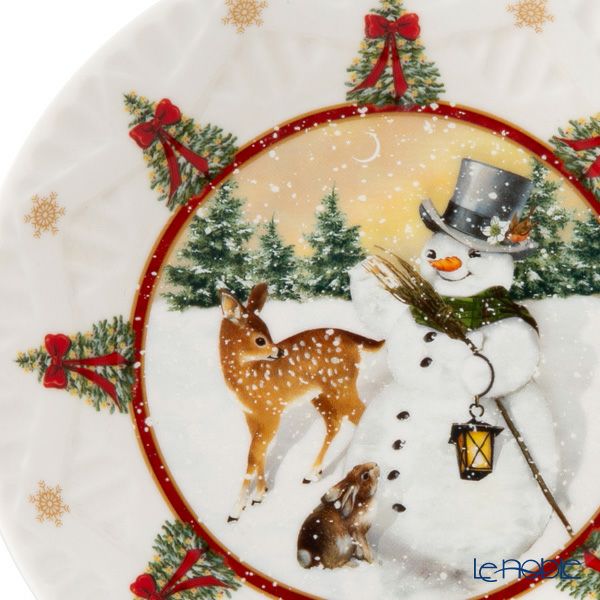 ビレロイ＆ボッホ（Villeroy＆Boch）トイズファンタジー プレート 16cm スノーマンとトナカイ 3713
