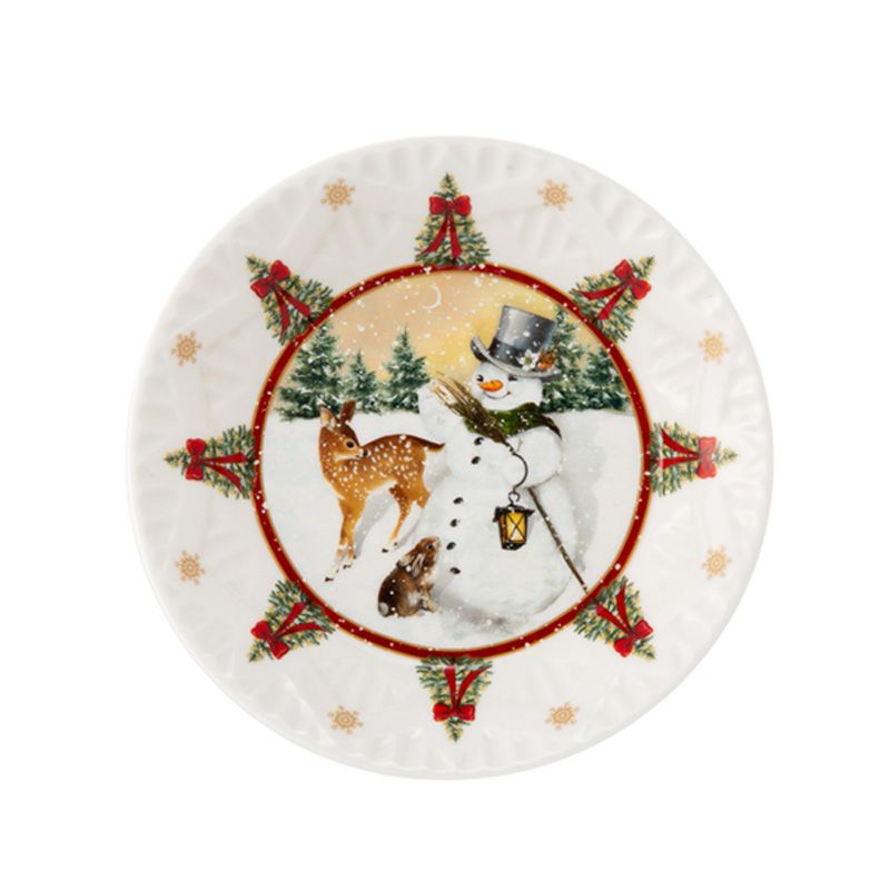ビレロイ＆ボッホ（Villeroy＆Boch）トイズファンタジー プレート 16cm スノーマンとトナカイ 3713