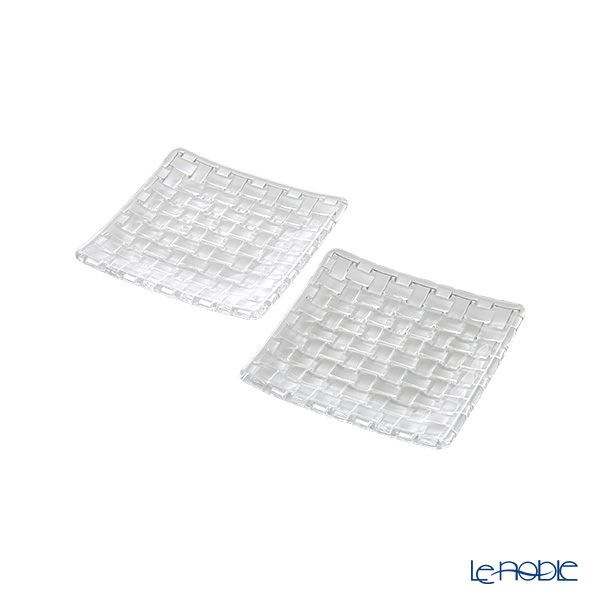 ナハトマン ボサノバ 101907 スクエアプレート 14cm 2枚入