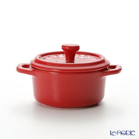 ストウブ（staub） ココットラウンド（セラミック製） 10cm／200ml チェリー