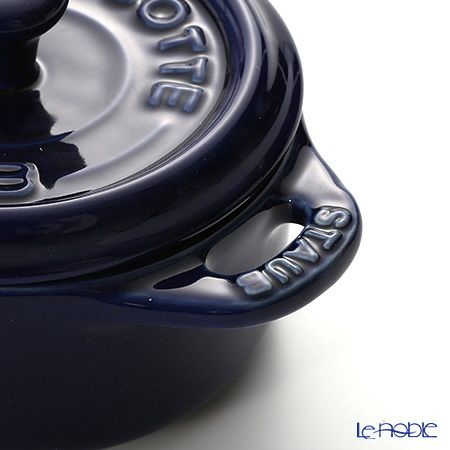 ストウブ（staub） ココットラウンド（セラミック製） 10cm／200ml グランブルー