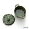 ストウブ（staub） ココットラウンド（セラミック製） 10cm／200ml バジルグリーン