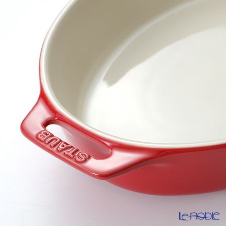 ストウブ（staub） オーバルディッシュ（セラミック製） 29cm／2.2L チェリー