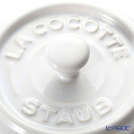 ストウブ（staub） ココットラウンド（セラミック製） 10cm／200ml ホワイト