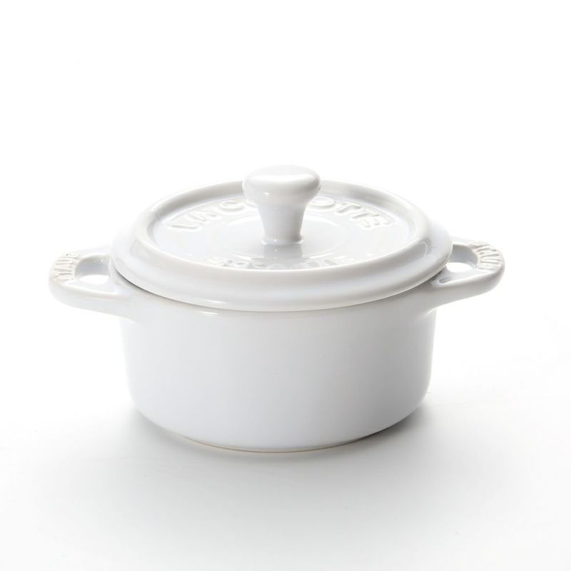 ストウブ（staub） ココットラウンド（セラミック製） 10cm／200ml ホワイト