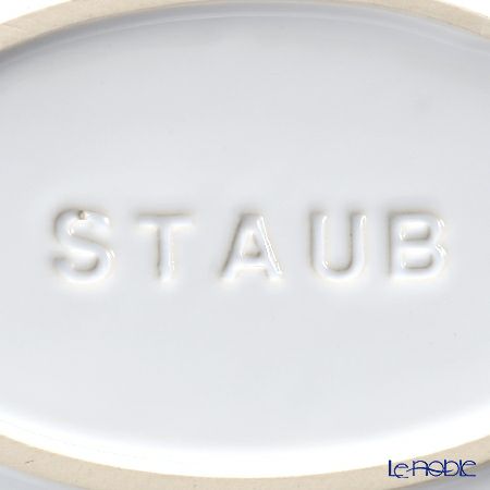 ストウブ（staub） オーバルディッシュ（セラミック製） 17cm／400ml ホワイト