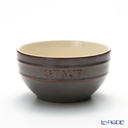 ストウブ（staub） ボウル（セラミック製） 14cm ビンテージ アンティークグレー