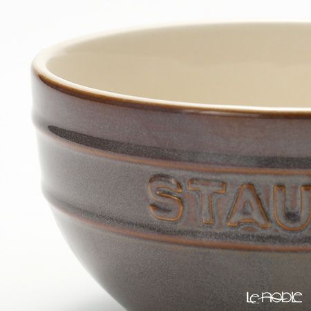 ストウブ（staub） ボウル（セラミック製） 14cm ビンテージ アンティークグレー