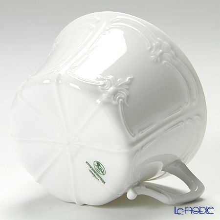 フッチェンロイター（HUTSCHEN REUTHER） バロネスホワイト ティーカップ＆ソーサー 220ml