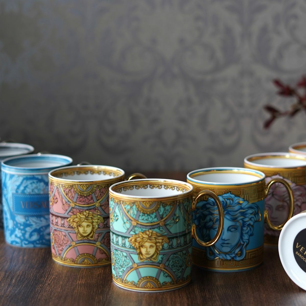 ローゼンタール ヴェルサーチェ／ヴェルサーチ VERSACE スカラデル パラッツォ マグカップ ローザ 300ml