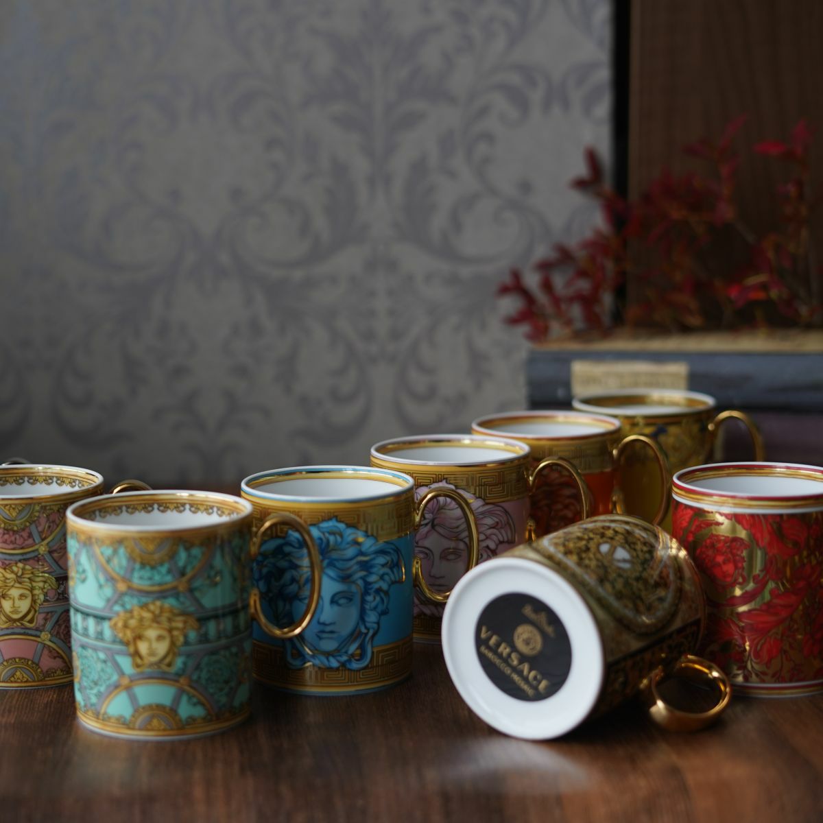 ローゼンタール ヴェルサーチェ／ヴェルサーチ VERSACE メドゥーサ アンプリファイド マグカップ ピンク 300ml