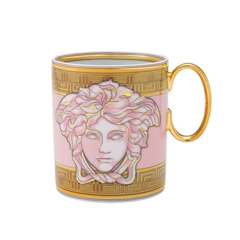 ローゼンタール ヴェルサーチェ／ヴェルサーチ VERSACE メドゥーサ アンプリファイド マグカップ ピンク 300ml