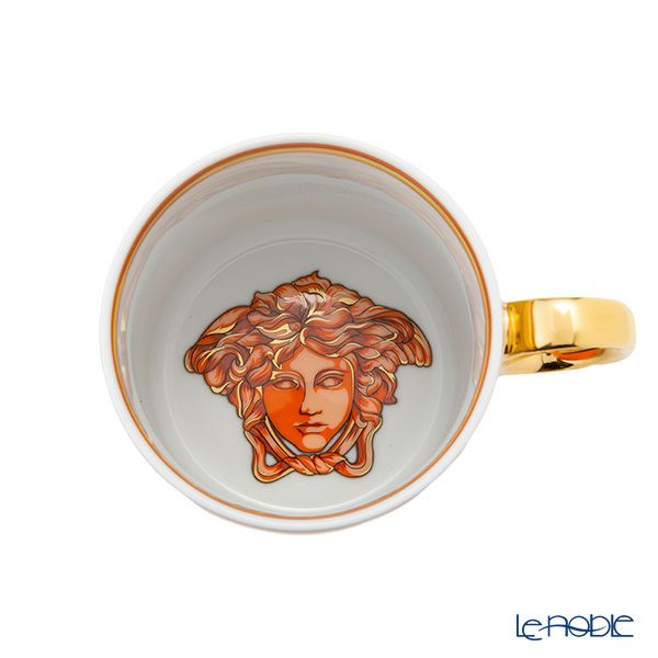 ローゼンタール ヴェルサーチェ／ヴェルサーチ VERSACE メドゥーサ アンプリファイド マグカップ オレンジ 300ml