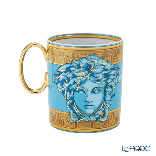 ローゼンタール ヴェルサーチェ／ヴェルサーチ VERSACE メドゥーサ アンプリファイド マグカップ ブルー 300ml