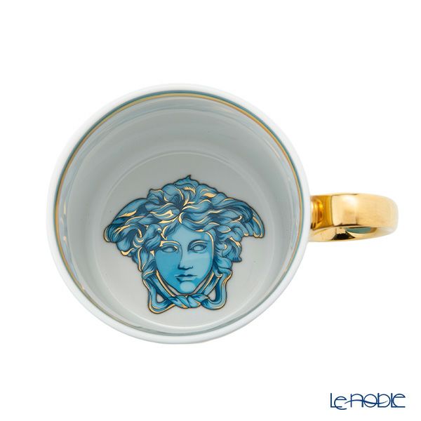 ローゼンタール ヴェルサーチェ／ヴェルサーチ VERSACE メドゥーサ アンプリファイド マグカップ ブルー 300ml