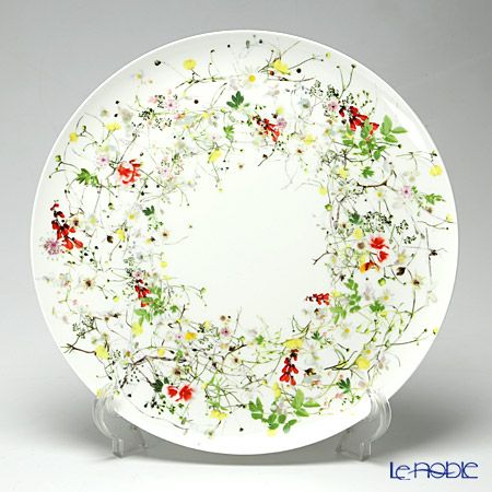 ローゼンタール Fleurs Sauvages 野花 サービスプレート 32cm