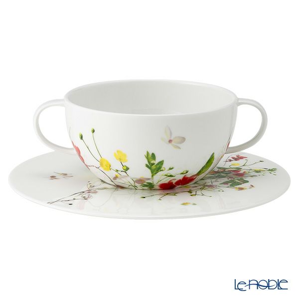 ローゼンタール Fleurs Sauvages 野花 スープカップ＆ソーサー 370ml