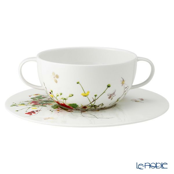 ローゼンタール Fleurs Sauvages 野花 スープカップ＆ソーサー 370ml